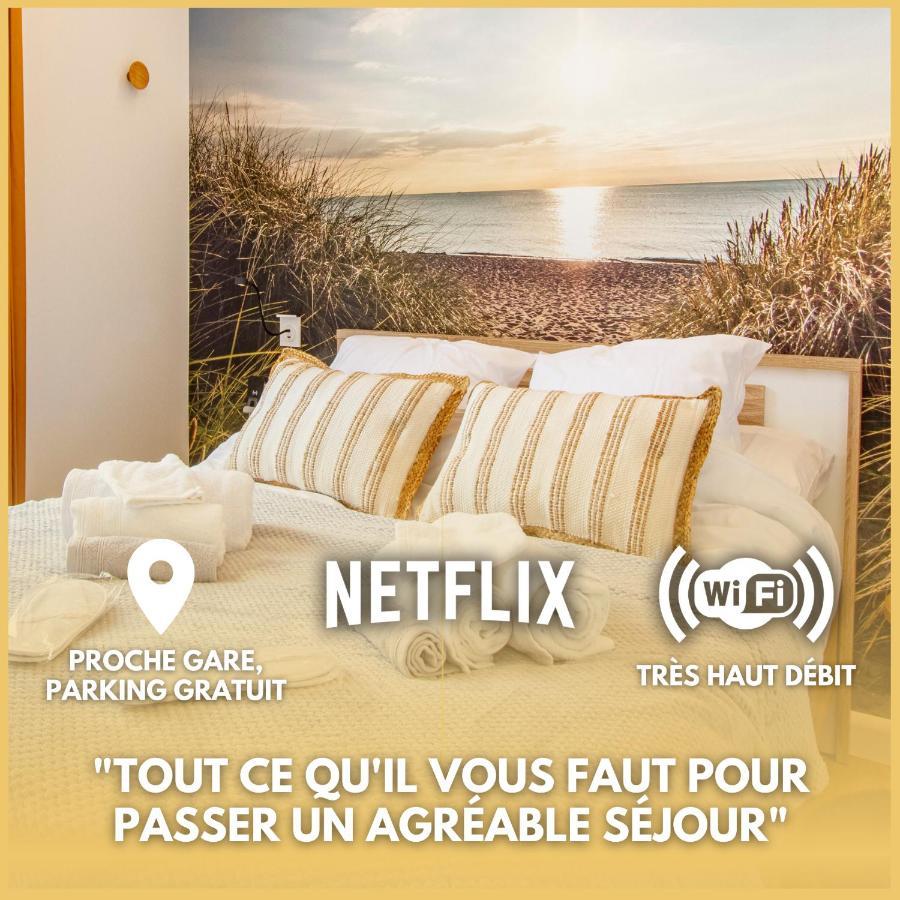 Soleil D'Ete - Netflix & Wifi - Balcon - Climatisation - Parking Gratuit - Check-In 24H24 - Emplacement Velos - Goodmarning Châlons-en-Champagne Exteriér fotografie