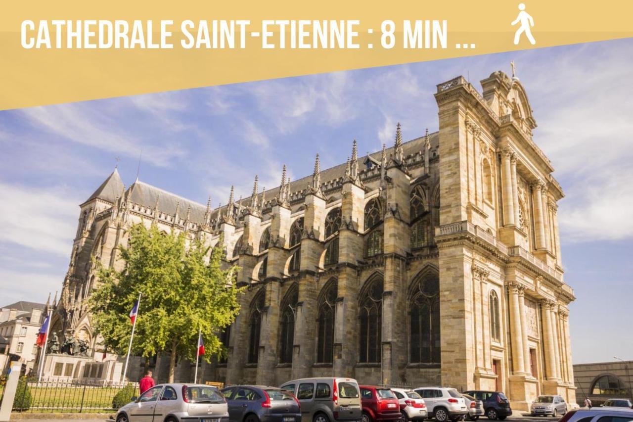 Soleil D'Ete - Netflix & Wifi - Balcon - Climatisation - Parking Gratuit - Check-In 24H24 - Emplacement Velos - Goodmarning Châlons-en-Champagne Exteriér fotografie